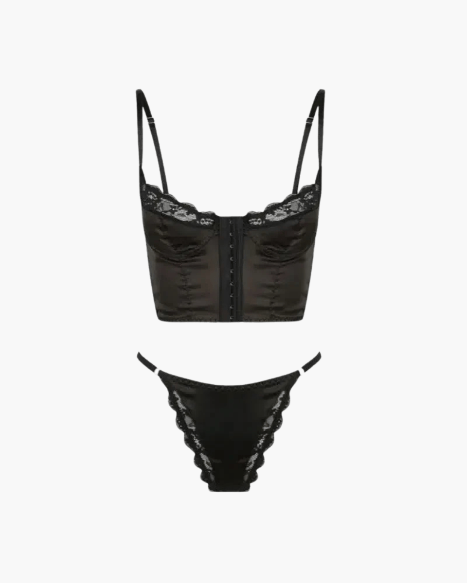 Alisanne – Cropped corset – Lingerie set-15138005090688-Santi Vento Atelier