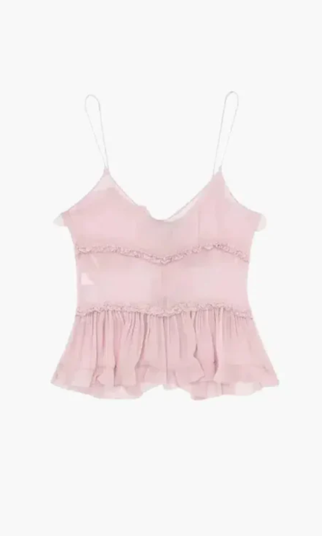 Alondra – Adjustable tie detail – Sleeveless ruffle top-15143112638848-Santi Vento Atelier