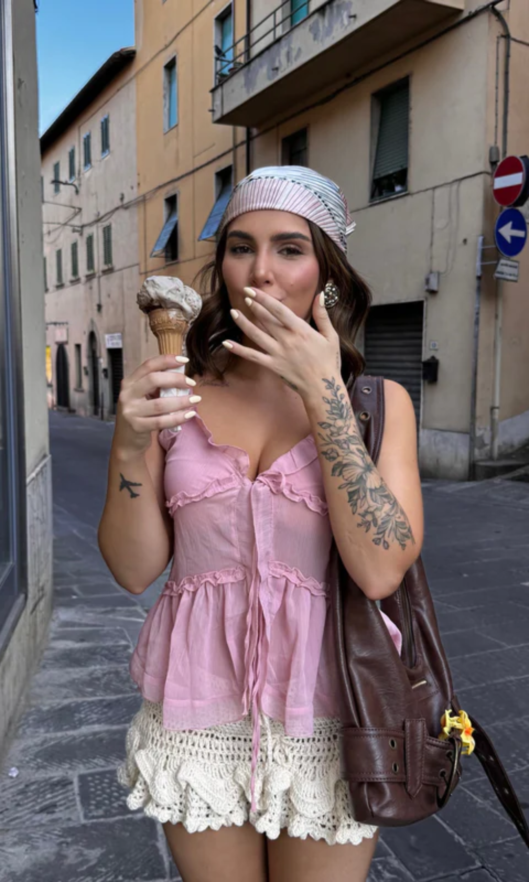 Alondra – Adjustable tie detail – Sleeveless ruffle top-15143112638848-Santi Vento Atelier