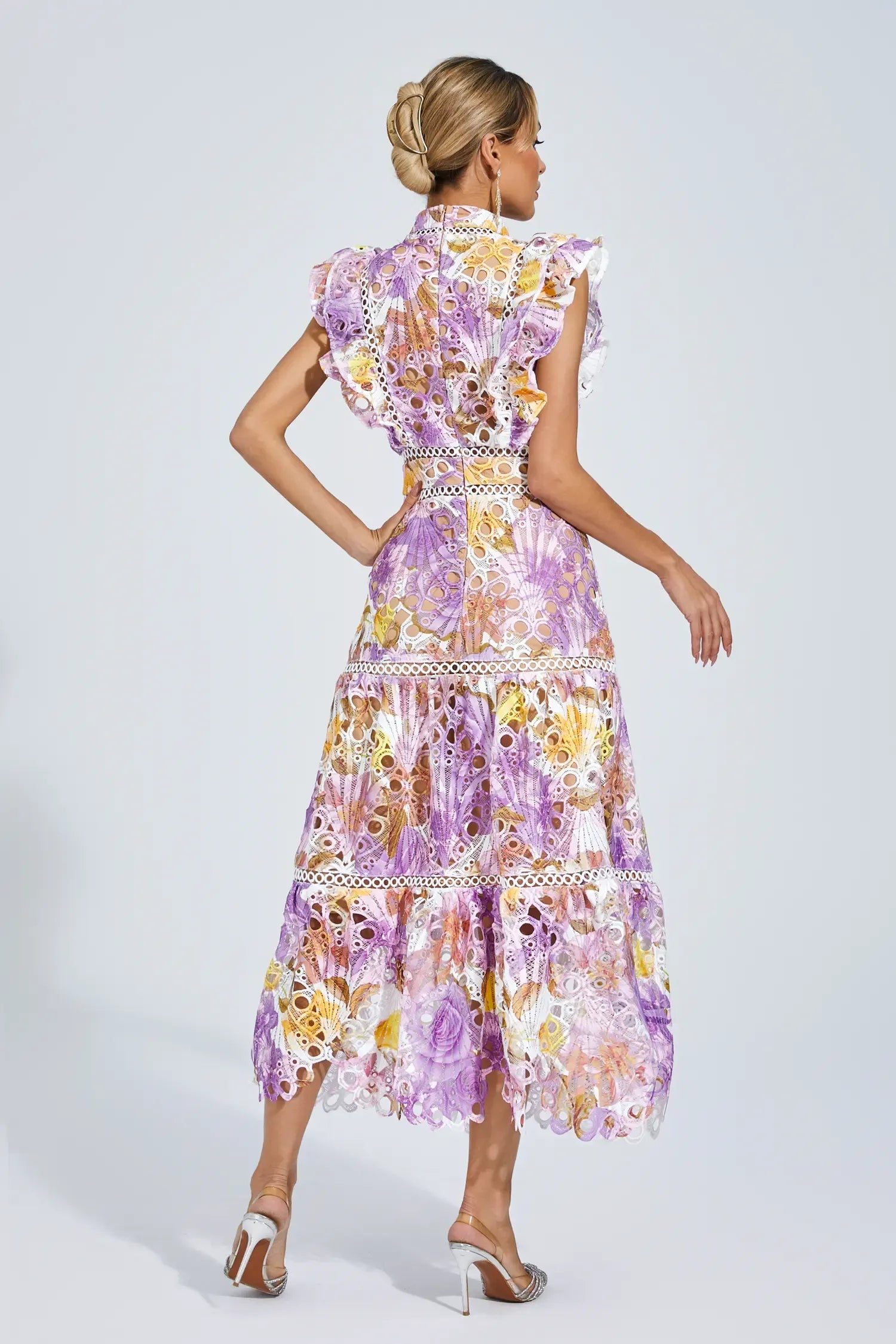 Alouvelle - Embroidered romance – Midi dress-15153944723840-Santi Vento Atelier