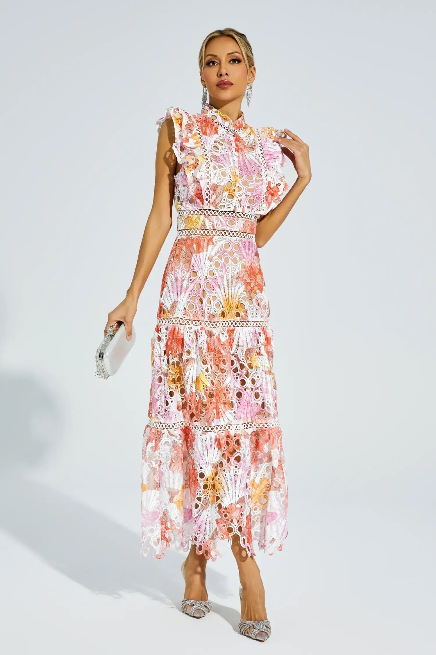 Alouvelle - Embroidered romance – Midi dress-15153944723840-Santi Vento Atelier