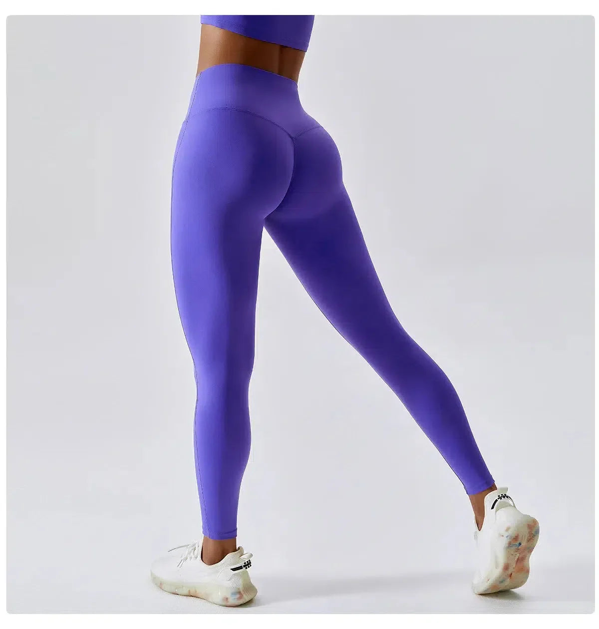 Ambra – High-stretch fabric – Push-up workout leggings-15138001944960-Santi Vento Atelier