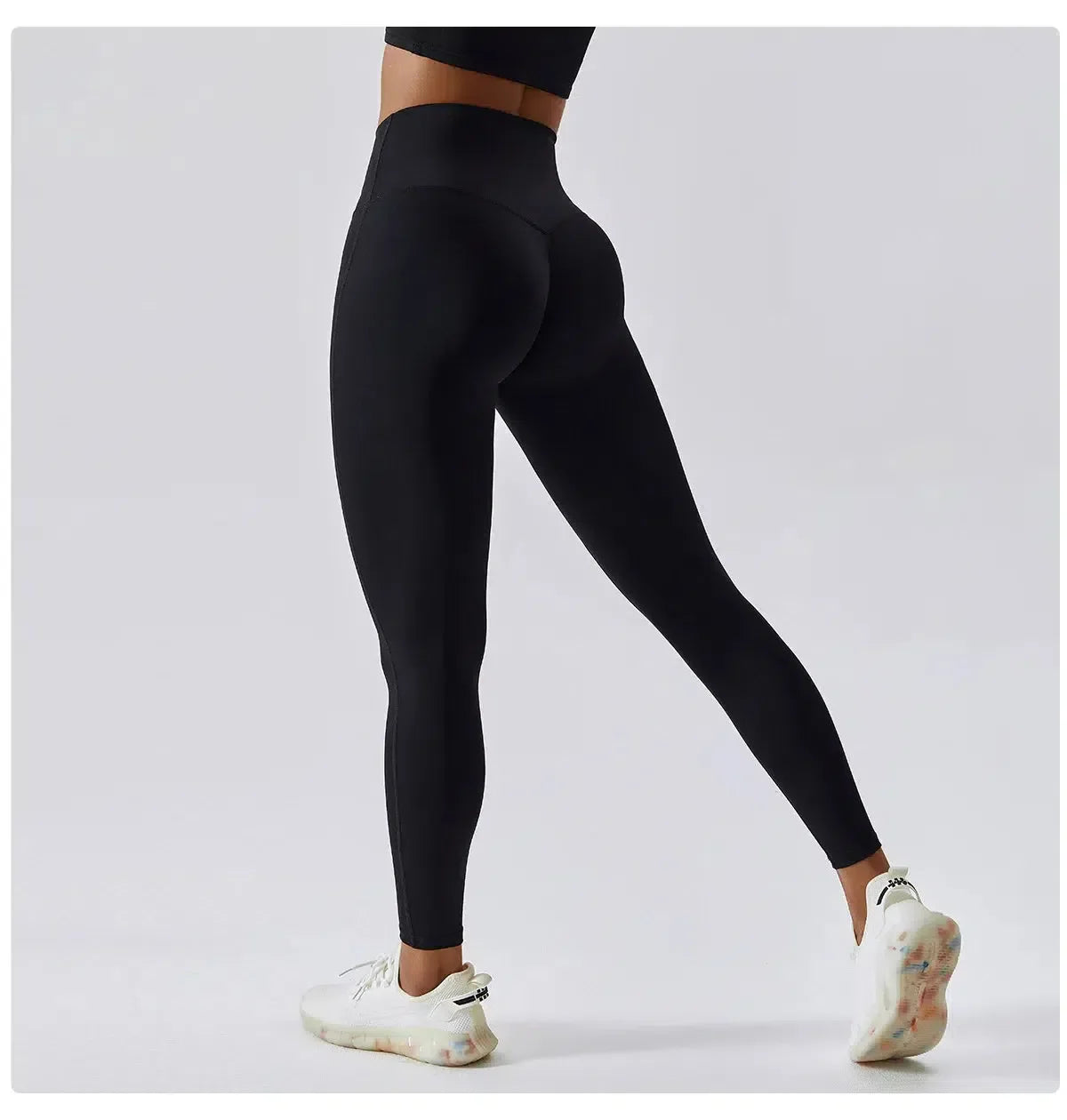 Ambra – High-stretch fabric – Push-up workout leggings-15138001944960-Santi Vento Atelier