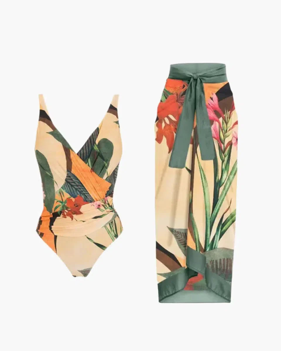 Annabelle – Wrap-style design – Swimsuit set-15138008236416-Santi Vento Atelier