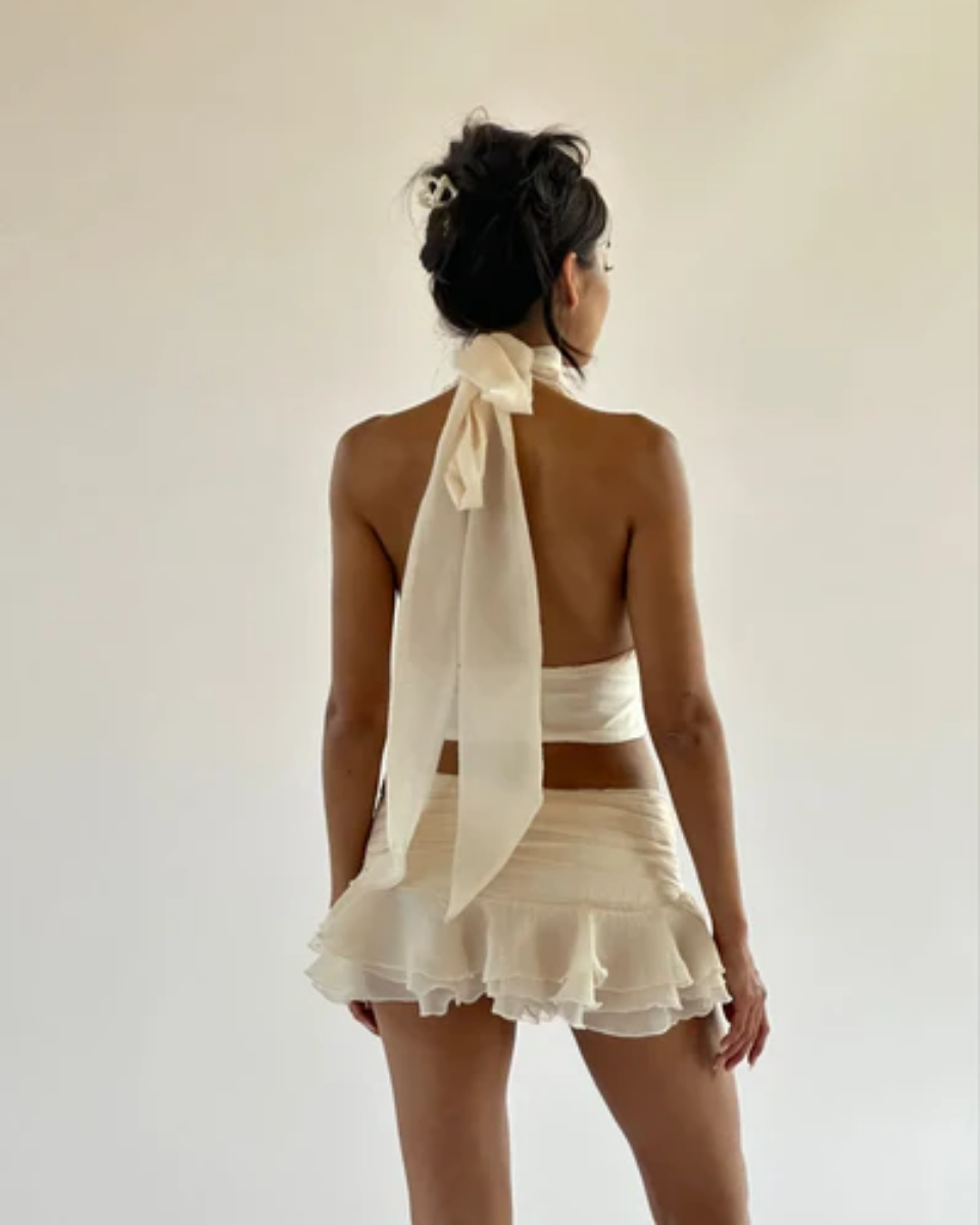 Aubépine – Organza elegance – Two-piece mini set-15140857348480-Santi Vento Atelier