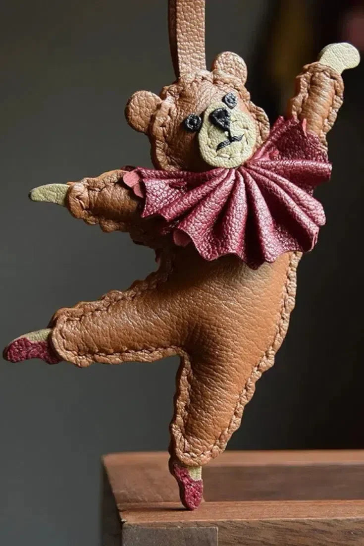 Ballet Bear – Graceful design – Bag charm-15137985528192-Santi Vento Atelier