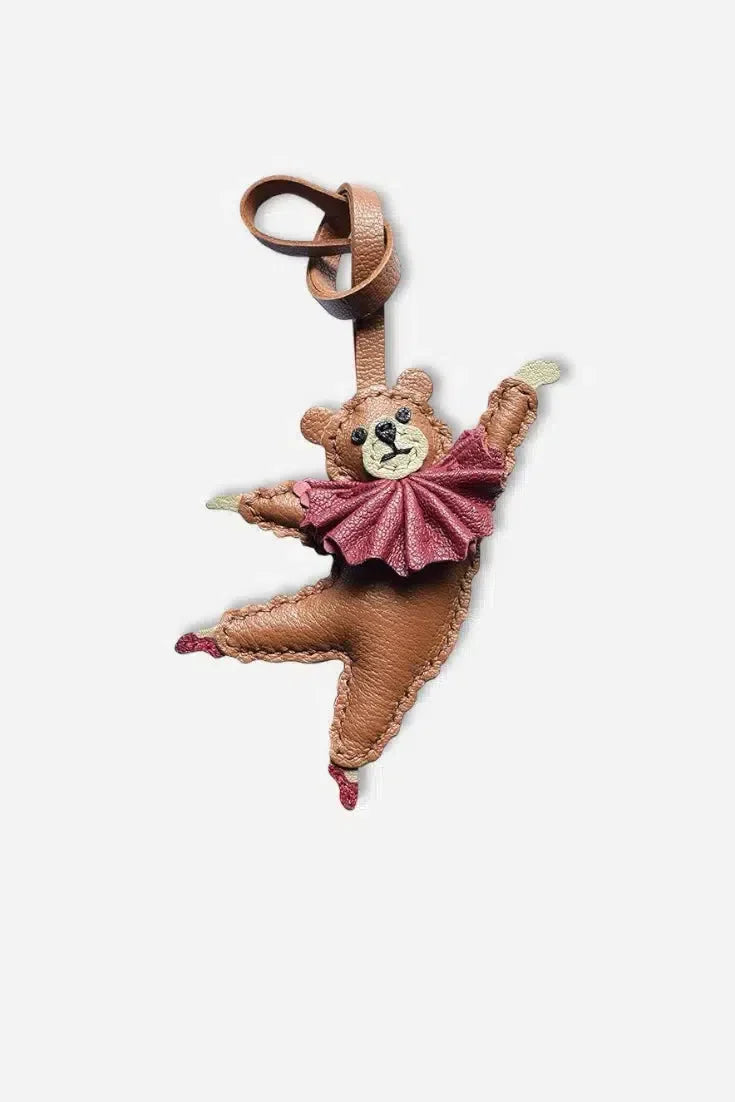 Ballet Bear – Graceful design – Bag charm-15137985528192-Santi Vento Atelier