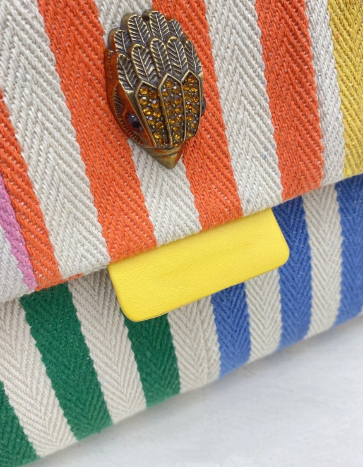 Bellanima – Vibrant striped weave – Shoulder bag-15146314957184-Santi Vento Atelier