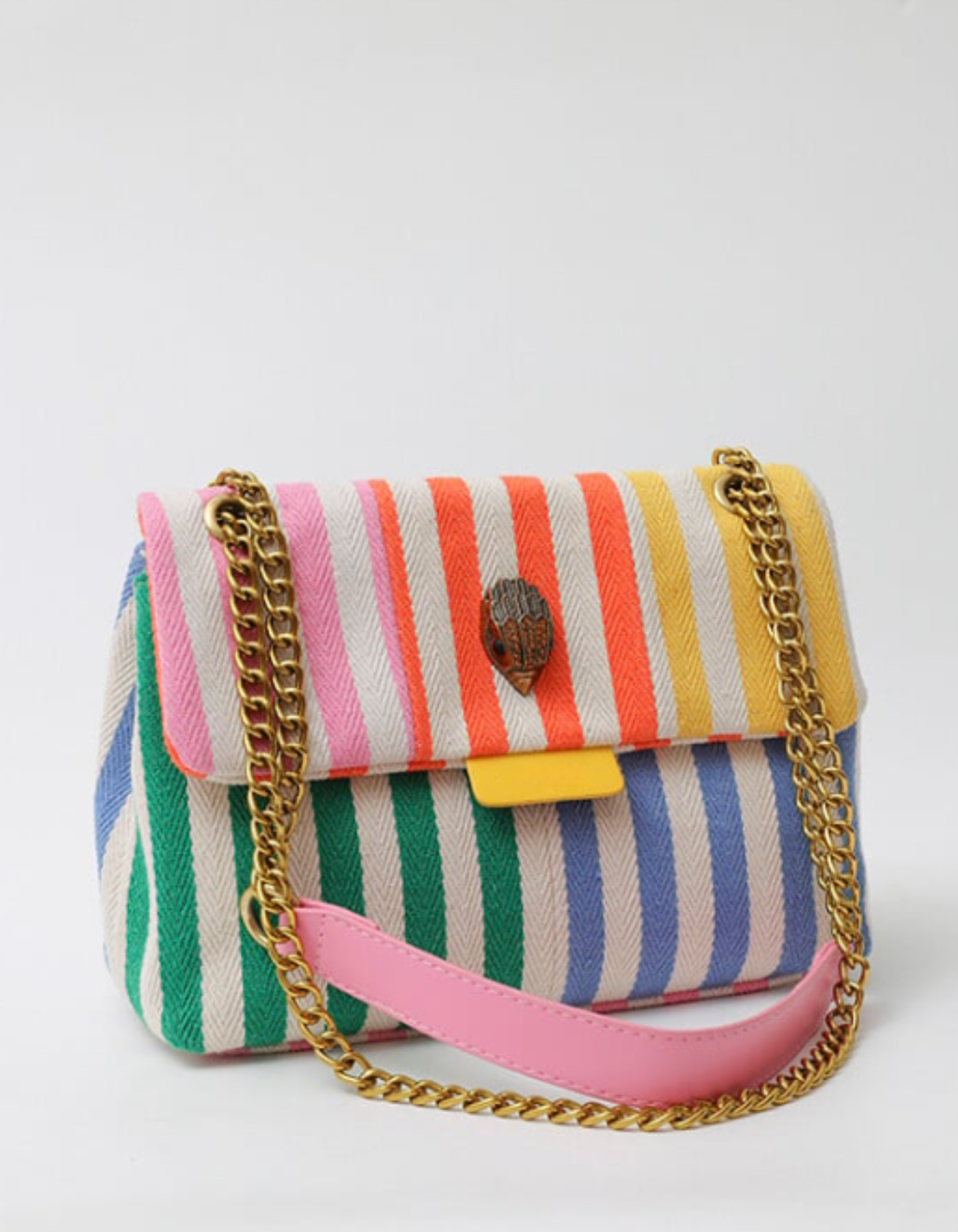 Bellanima – Vibrant striped weave – Shoulder bag-15146314957184-Santi Vento Atelier
