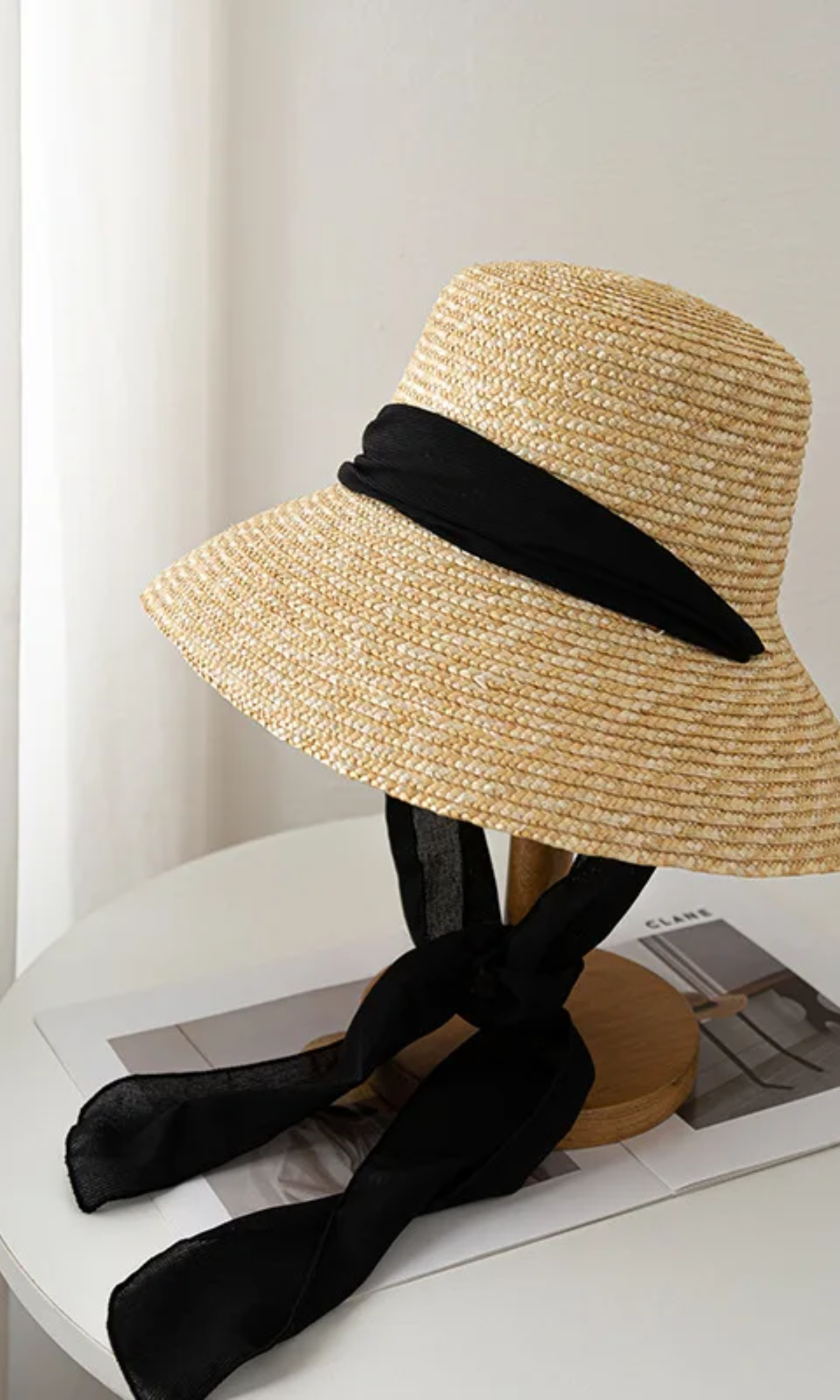 Bellavue – Band chic – Straw hat-15143509098880-Santi Vento Atelier