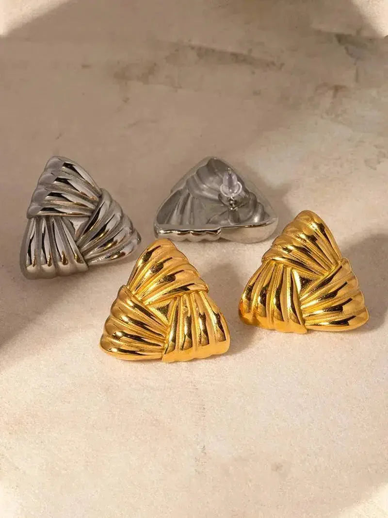 Bellina – Triangle design – Vintage earrings-15137989624192-Santi Vento Atelier
