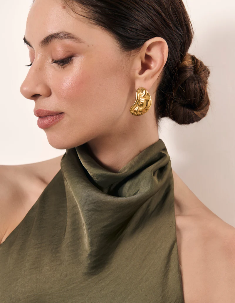 Bellvara – Ruched neckline – Halter evening gown-15155747094912-Santi Vento Atelier