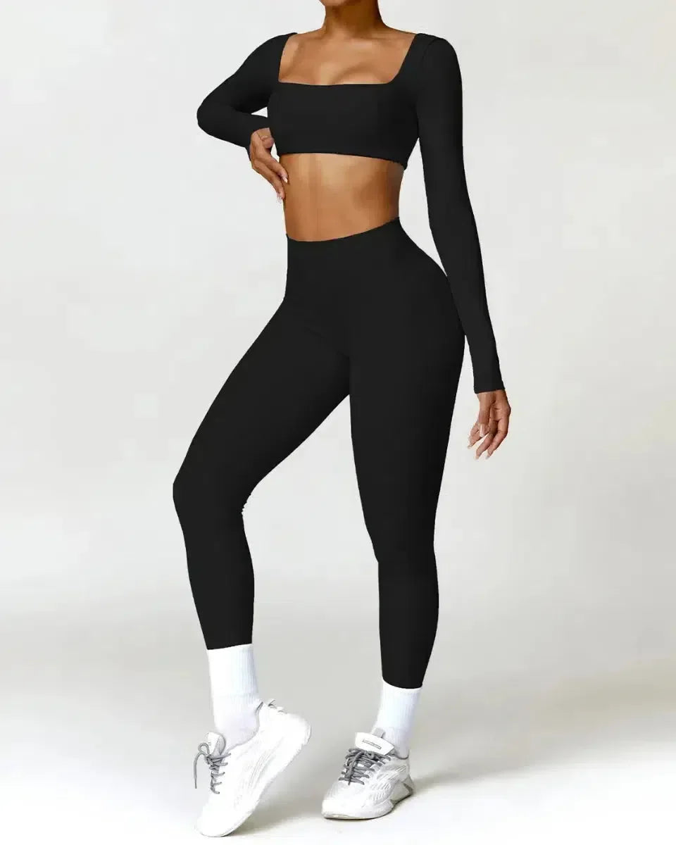 Brunella – Pastel hues – Quick-dry workout set-15138003353984-Santi Vento Atelier