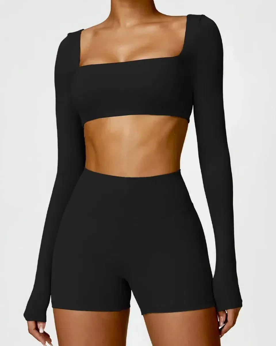 Brunella – Pastel hues – Quick-dry workout set-15138003353984-Santi Vento Atelier