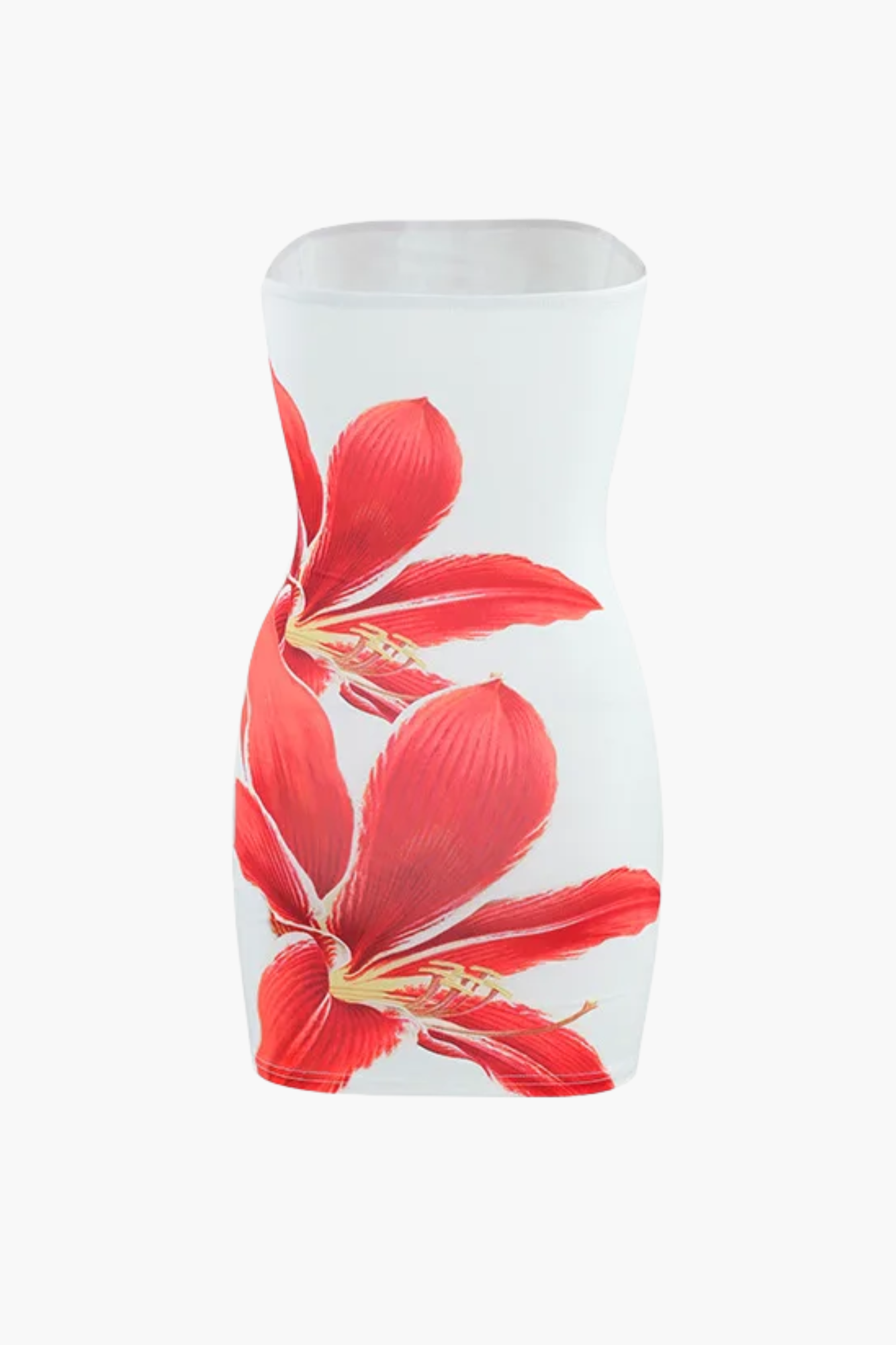 Calistéra – Bold bloom – Strapless mini dress-15148418924928-Santi Vento Atelier