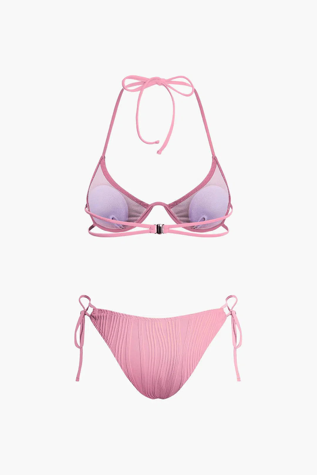 Calyne – Elegant design – Ruched bikini set-15138008793472-Santi Vento Atelier