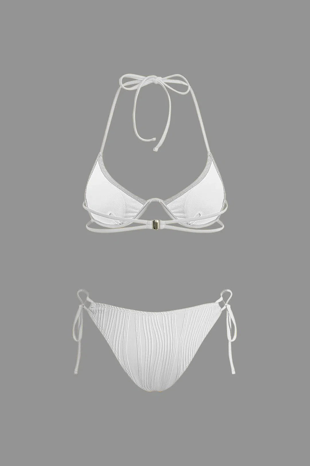Calyne – Elegant design – Ruched bikini set-15138008793472-Santi Vento Atelier