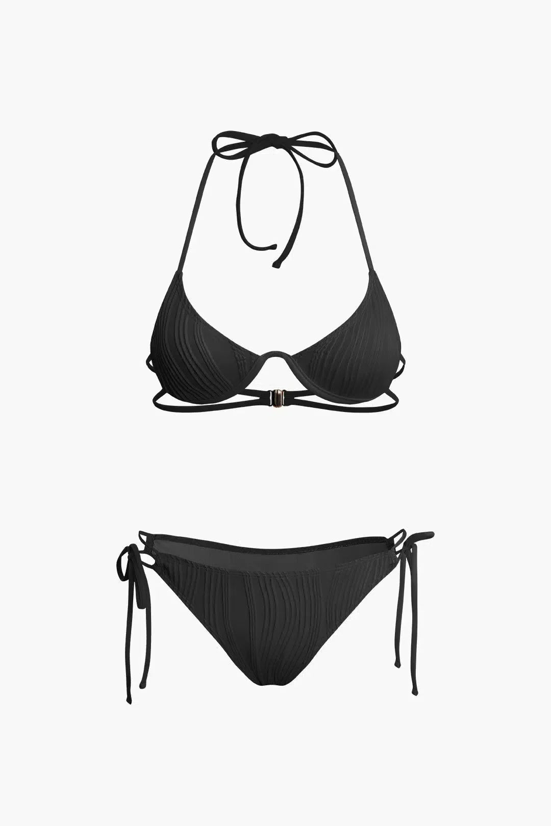 Calyne – Elegant design – Ruched bikini set-15138008793472-Santi Vento Atelier