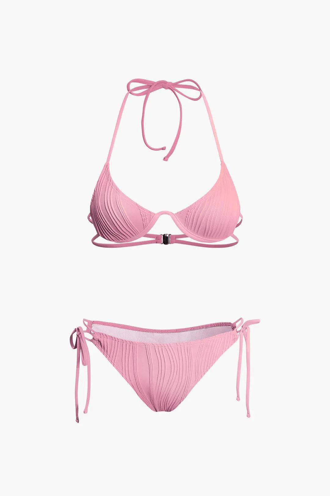 Calyne – Elegant design – Ruched bikini set-15138008793472-Santi Vento Atelier