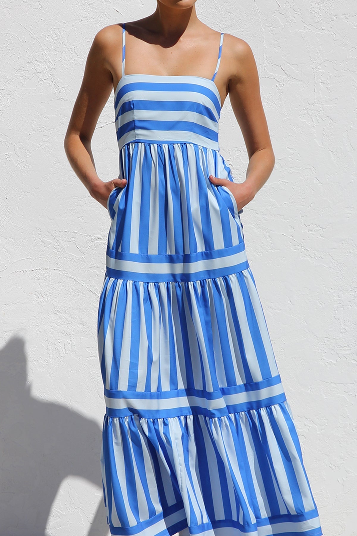Candessa – Candy stripe flow – Maxi dress-15139768598912-Santi Vento Atelier