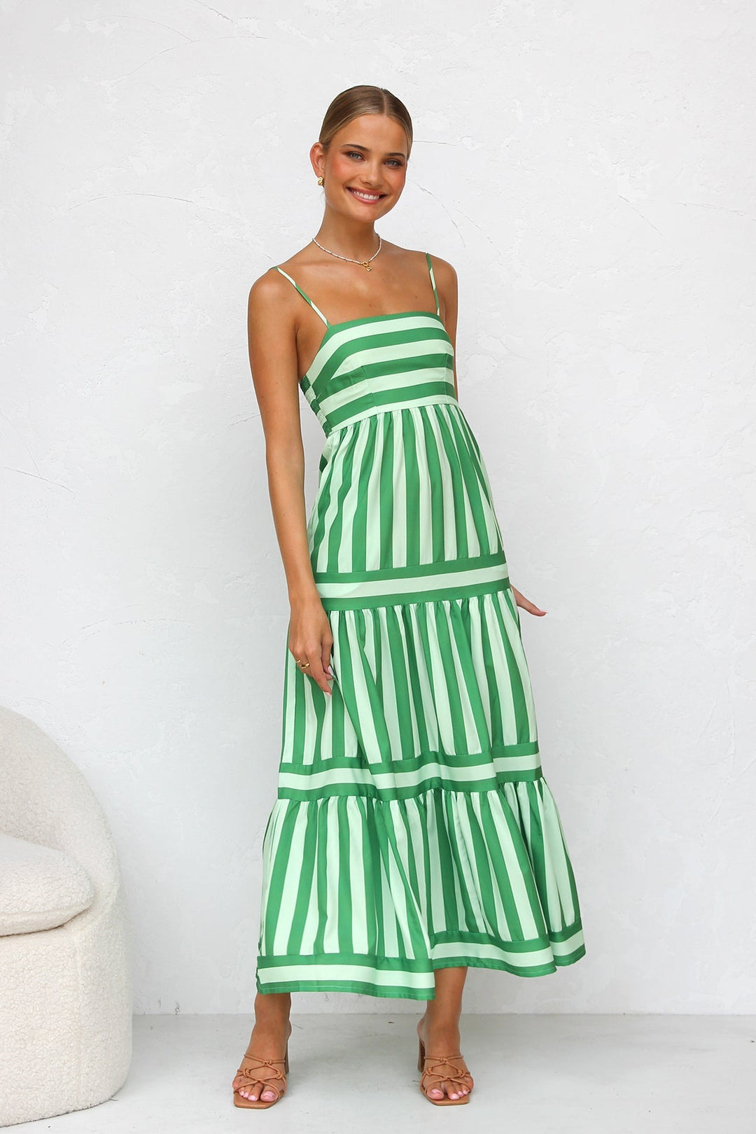 Candessa – Candy stripe flow – Maxi dress-15139768598912-Santi Vento Atelier