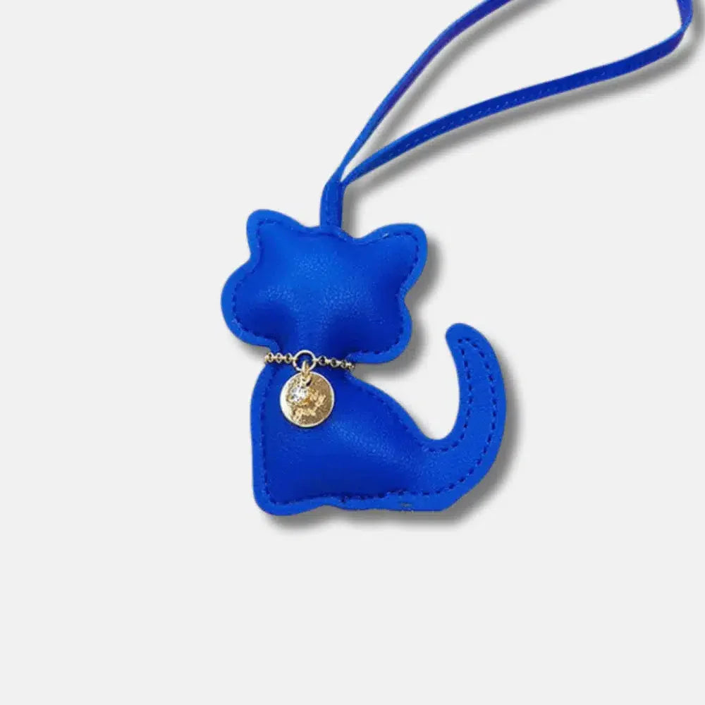Cat – Playful cat design – Bag charm-15137985102208-Santi Vento Atelier