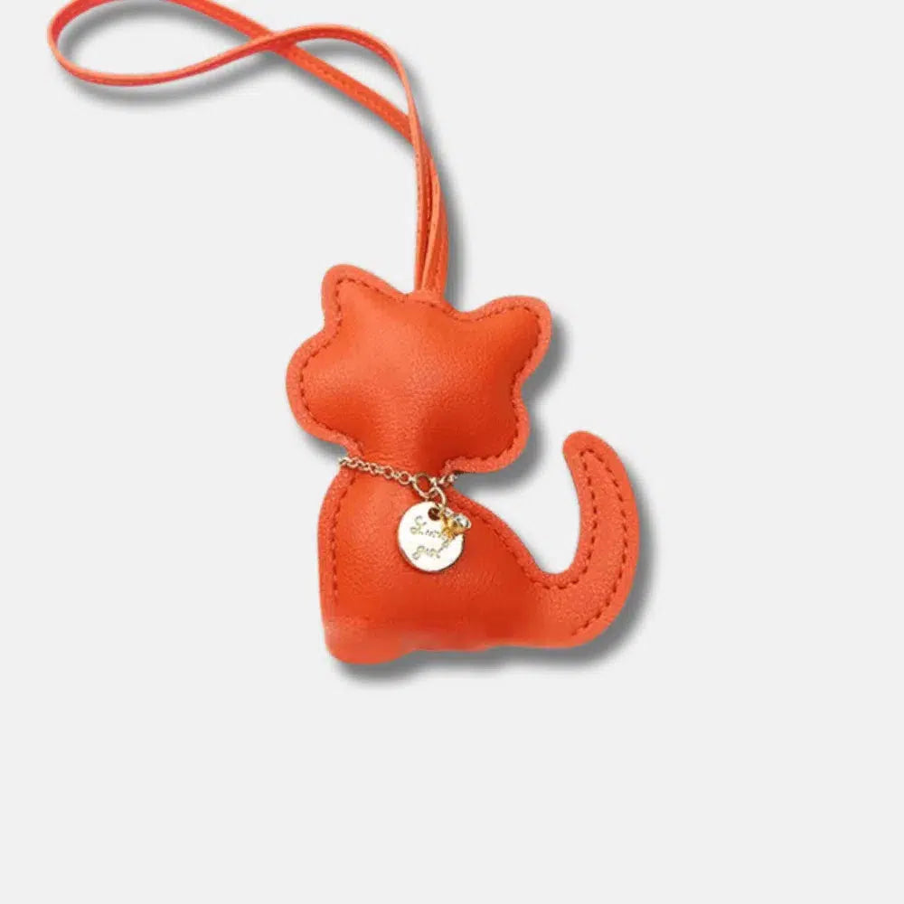 Cat – Playful cat design – Bag charm-15137985102208-Santi Vento Atelier