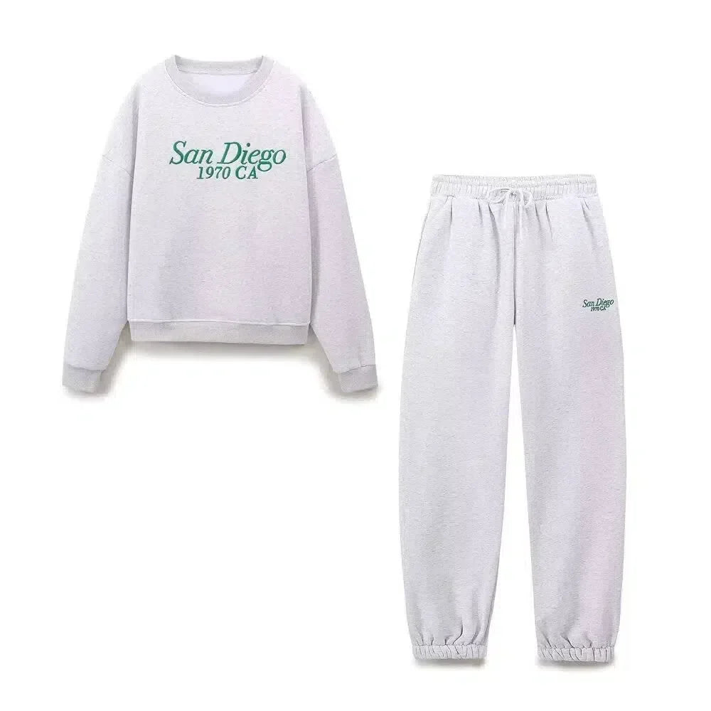 Catalina – Relaxed sweatshirt & sweatpants – San Diego lounge set-15141242405248-Santi Vento Atelier