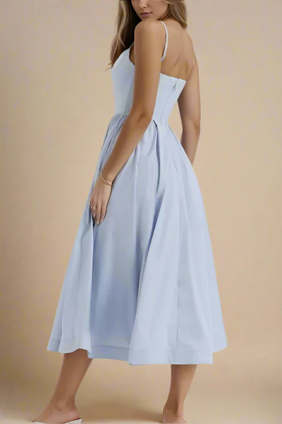 Celavie – Satin finish – Midi dress-15173819859328-Santi Vento Atelier