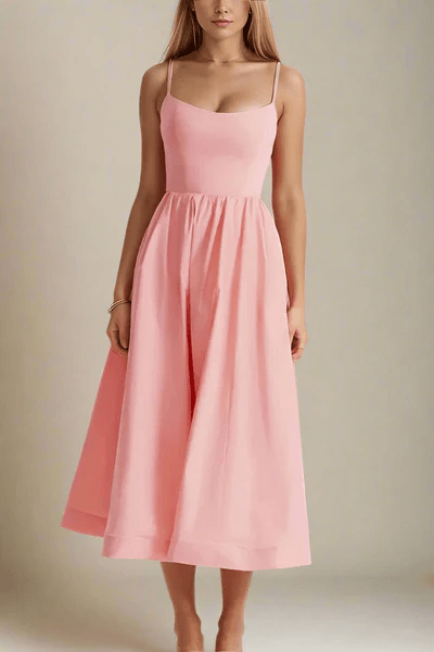 Celavie – Satin finish – Midi dress-15173819859328-Santi Vento Atelier