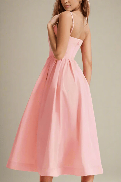 Celavie – Satin finish – Midi dress-15173819859328-Santi Vento Atelier