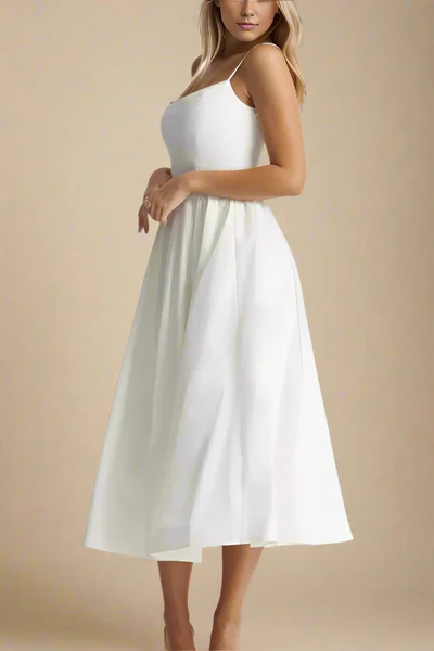 Celavie – Satin finish – Midi dress-15173819859328-Santi Vento Atelier