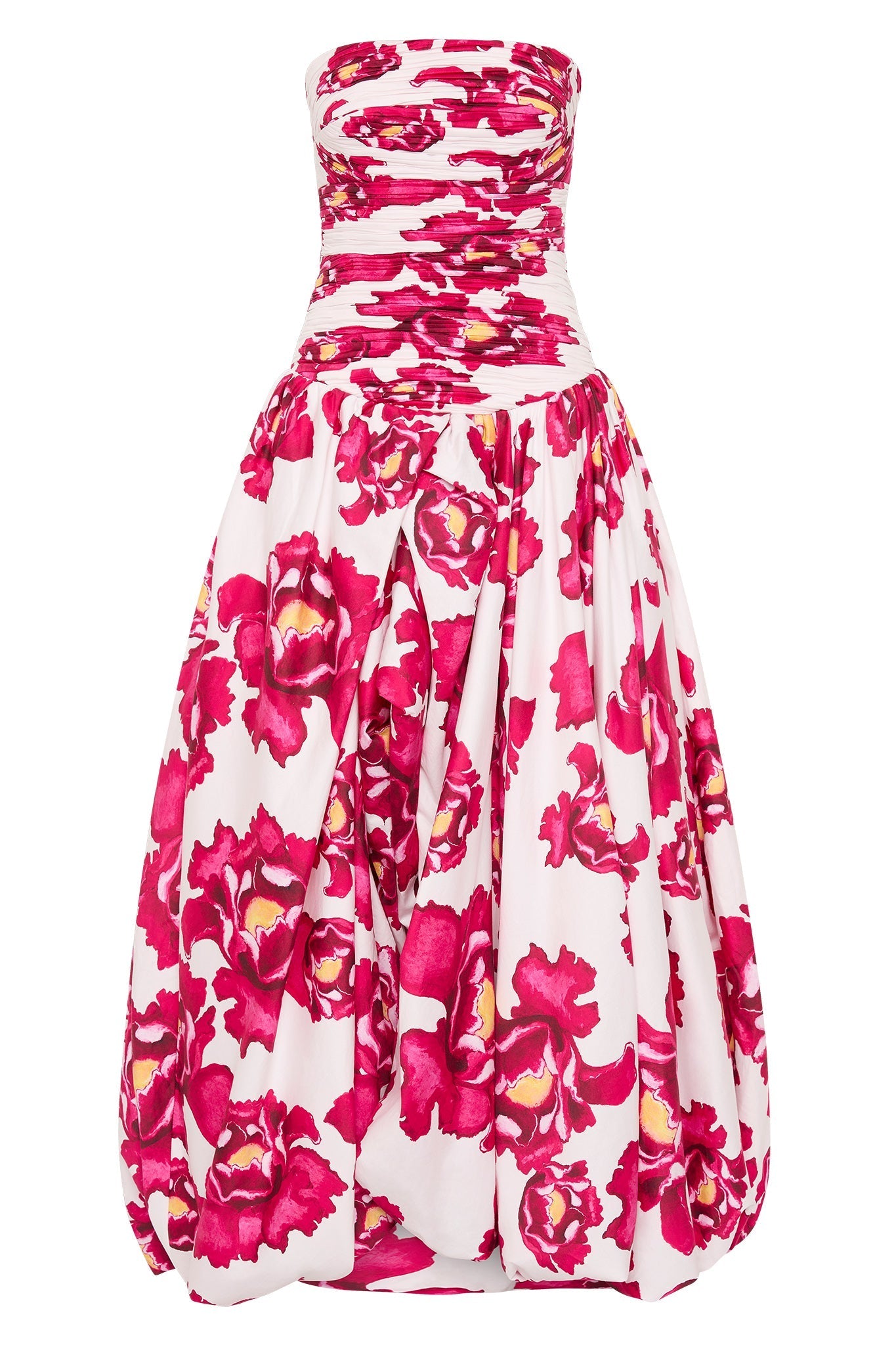 Celeste – Bold floral print – Maxi dress-15139767812480-Santi Vento Atelier