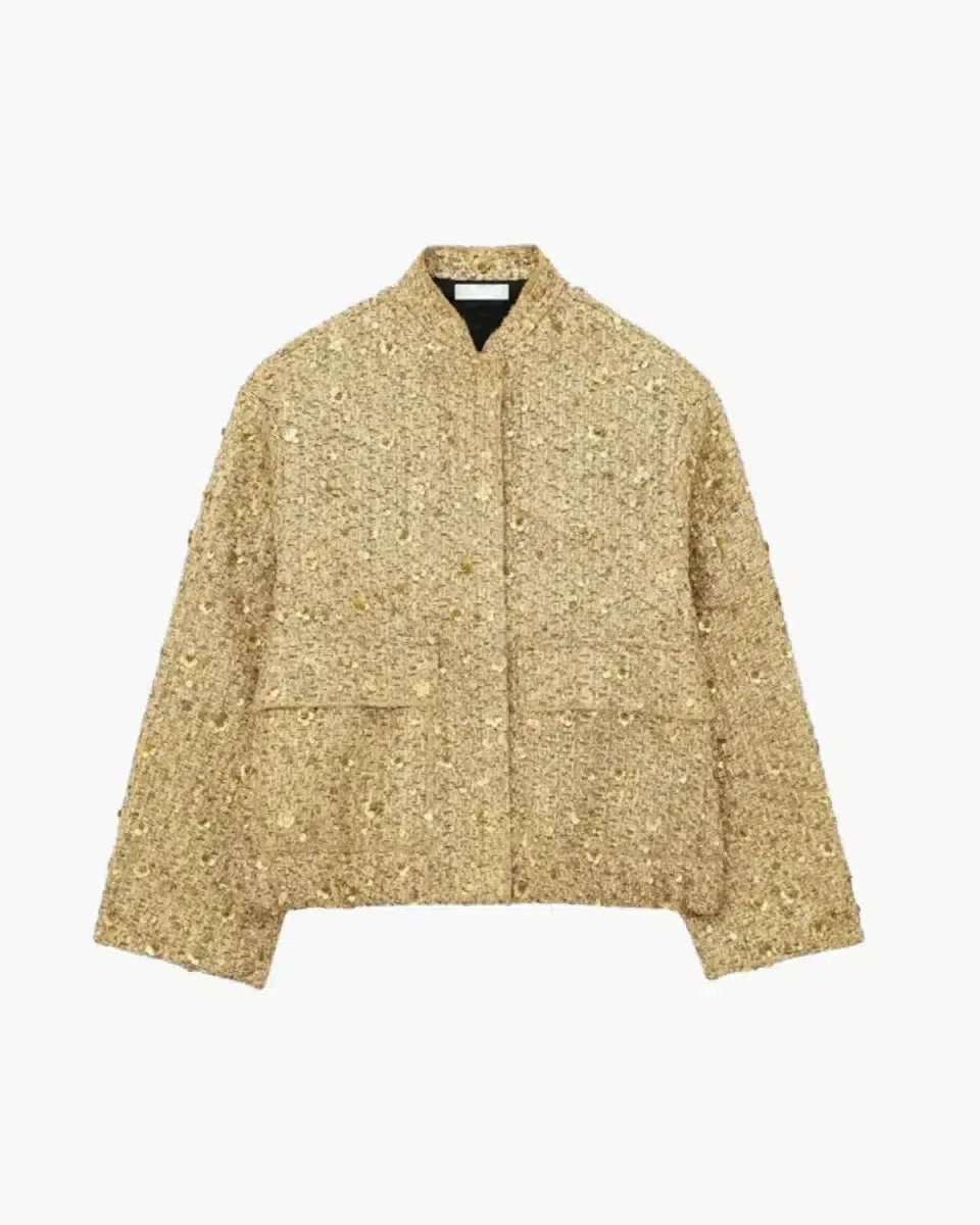 Céleste – Sequin statement – Cropped jacket-15137995653504-Santi Vento Atelier