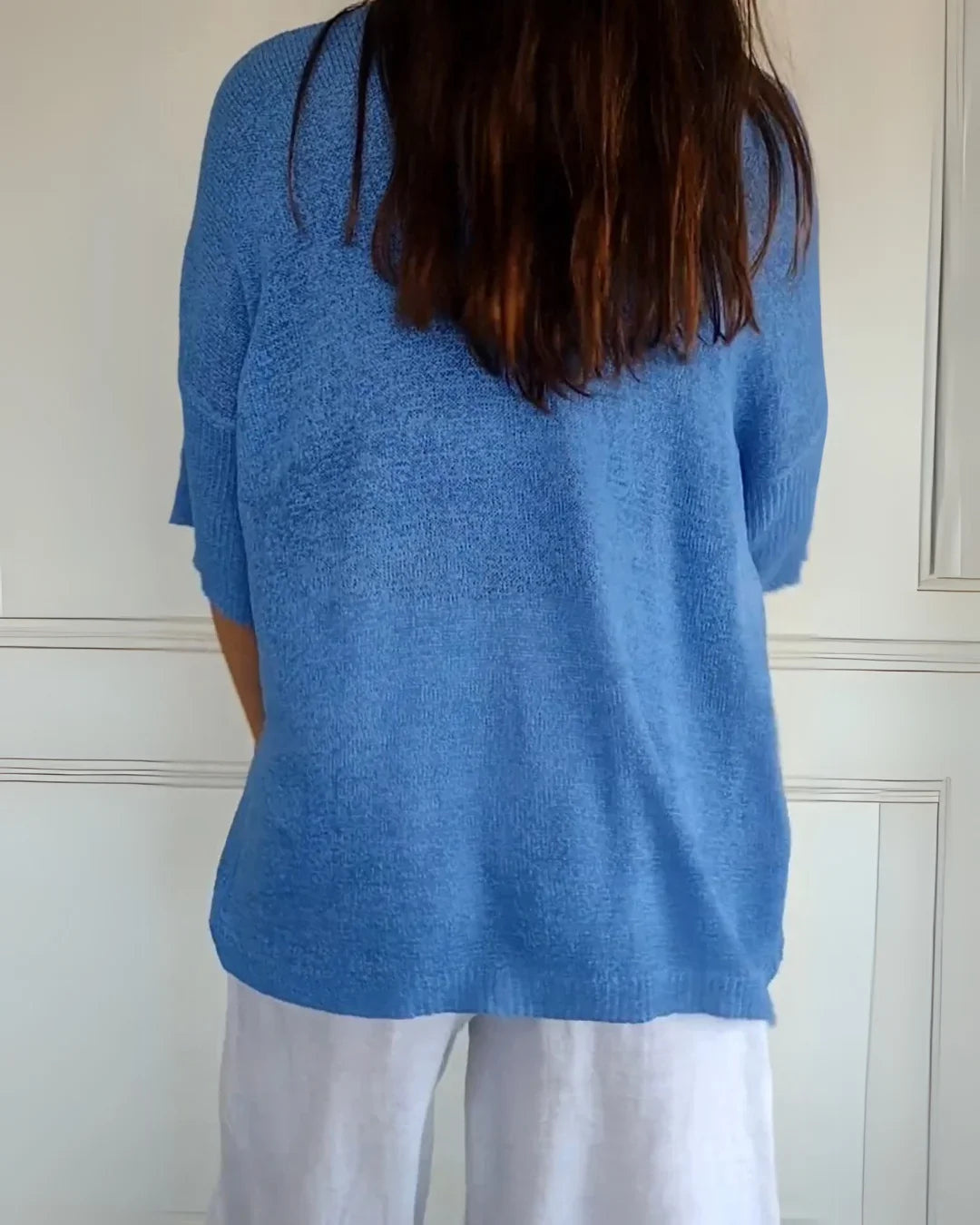 Cerisea – Relaxed fit – V-neck tee-15150306066816-Santi Vento Atelier