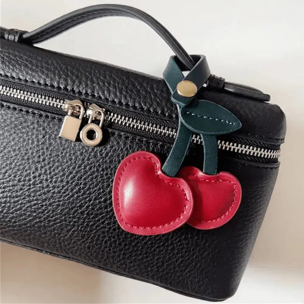 Cherry – Playful cherry design – Bag charm-15137984905600-Santi Vento Atelier