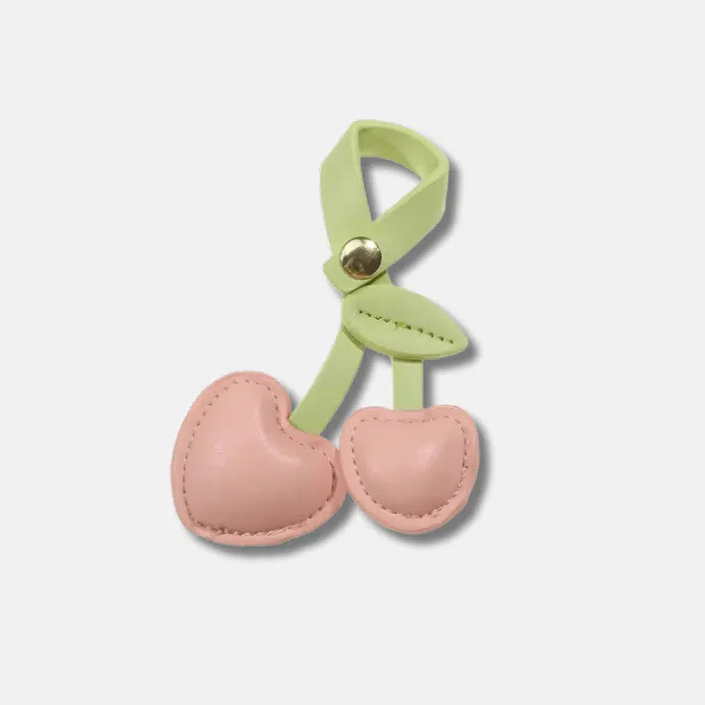 Cherry – Playful cherry design – Bag charm-15137984905600-Santi Vento Atelier