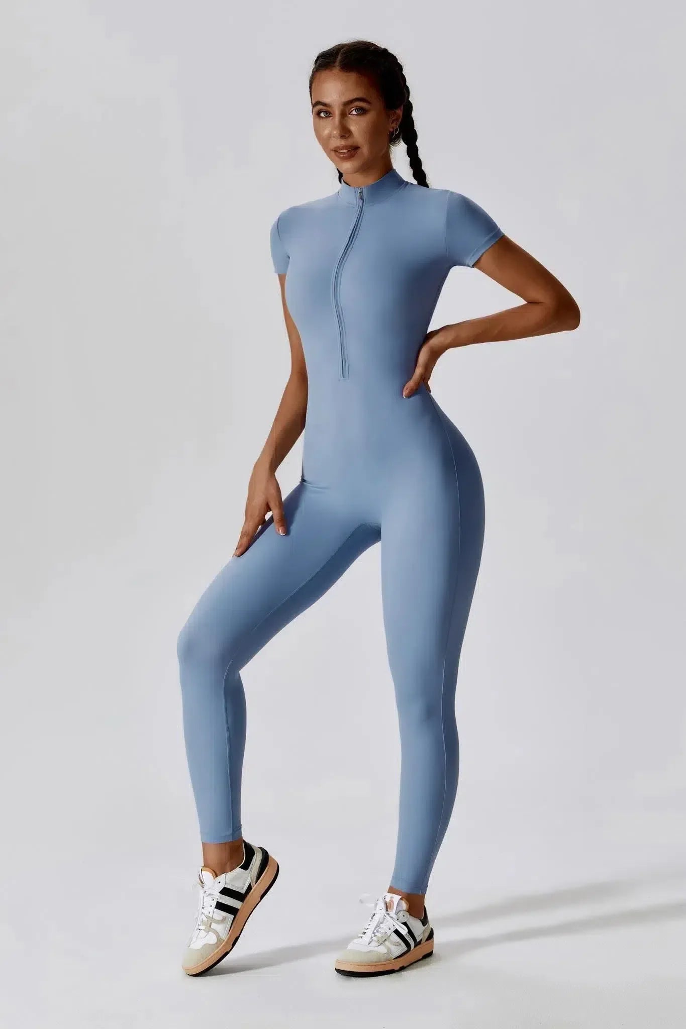 Chiarina – Sculpting fit – Timeless activewear jumpsuit-15137997095296-Santi Vento Atelier