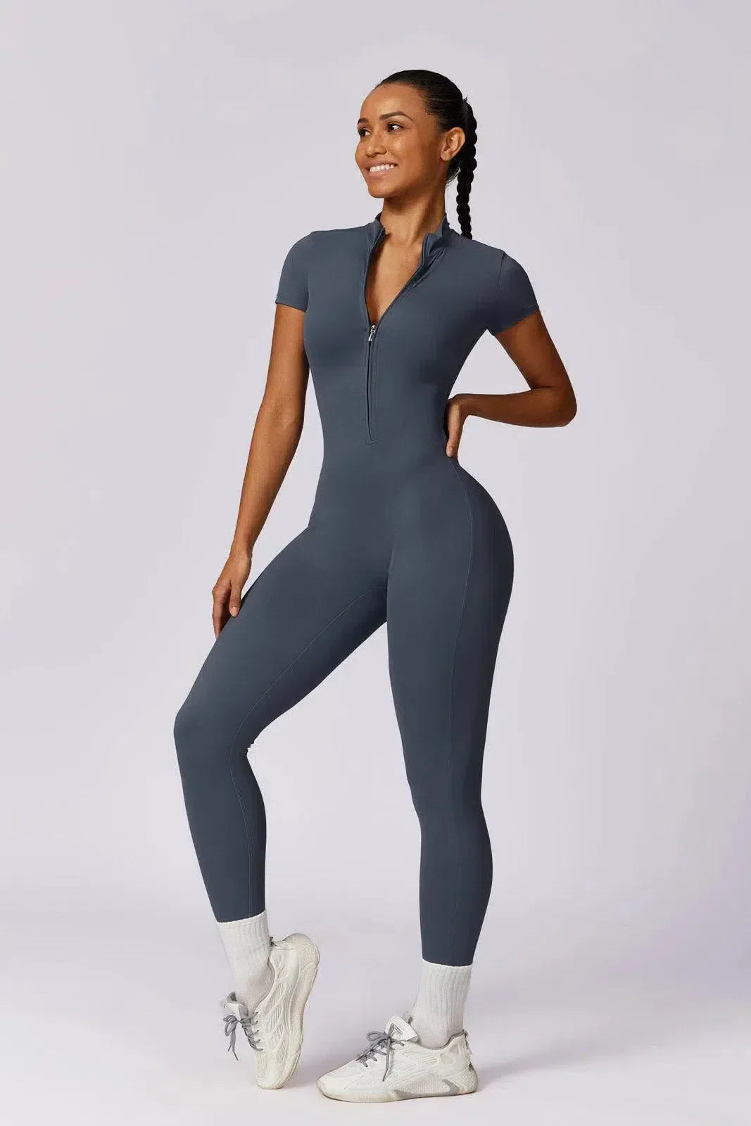 Chiarina – Sculpting fit – Timeless activewear jumpsuit-15137997095296-Santi Vento Atelier