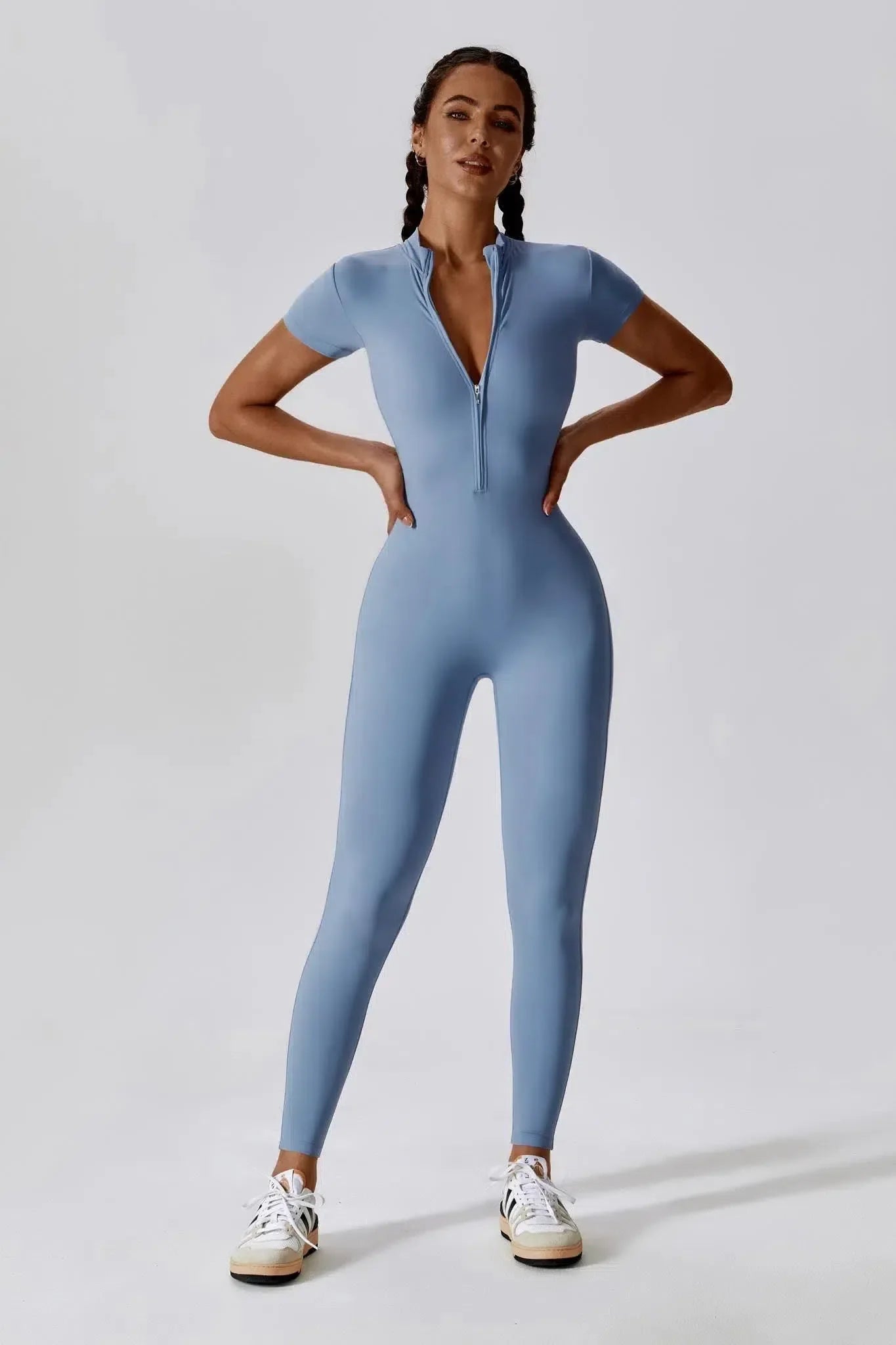 Chiarina – Sculpting fit – Timeless activewear jumpsuit-15137997095296-Santi Vento Atelier