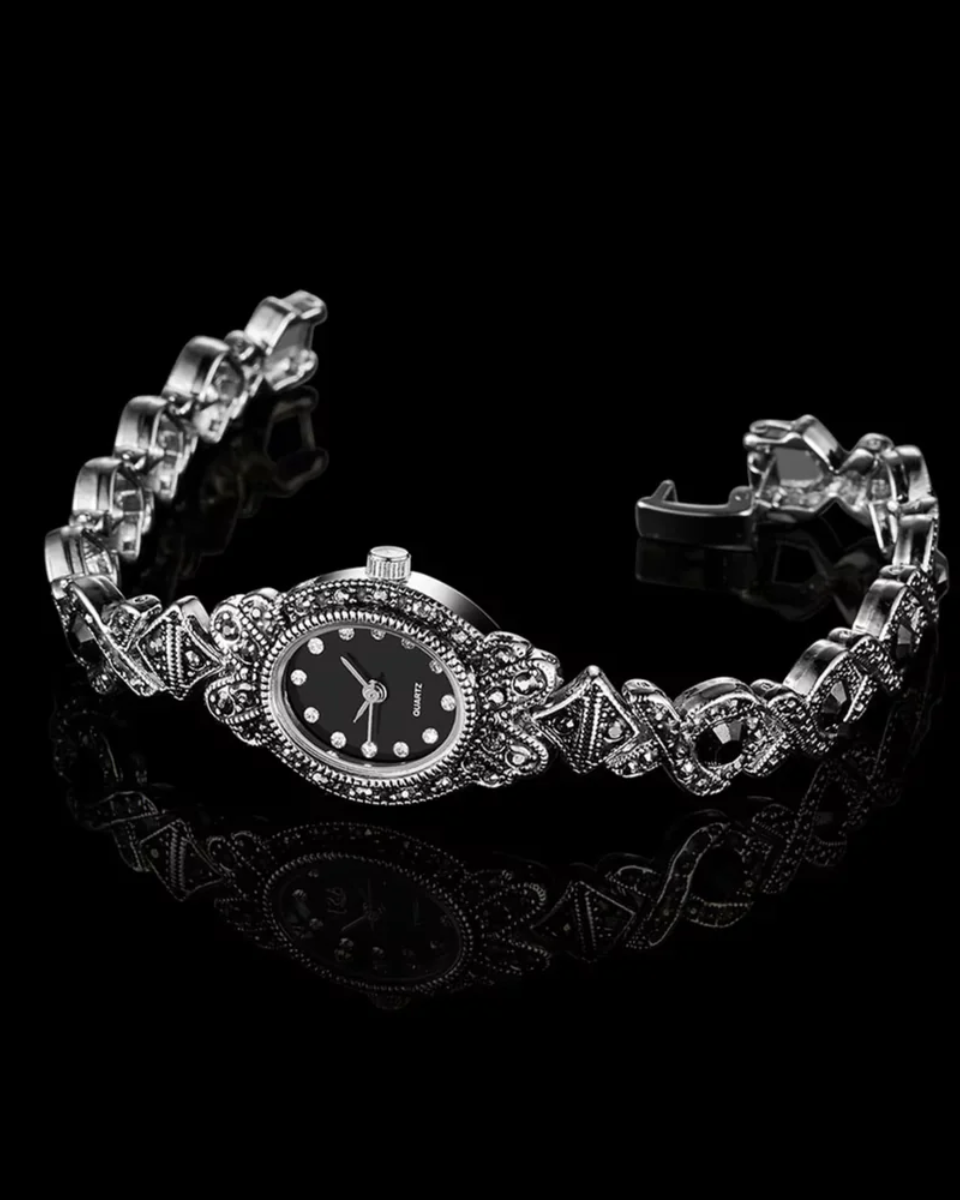 Clessidra – Intricate scrollwork bracelet – Vintage watch-15137987559808-Santi Vento Atelier