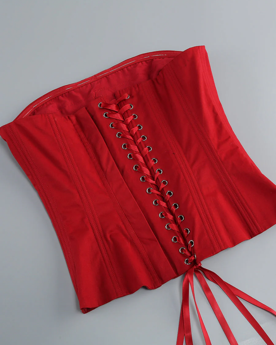 Clizia – Strapless corset top – Two-piece set-15140856267136-Santi Vento Atelier