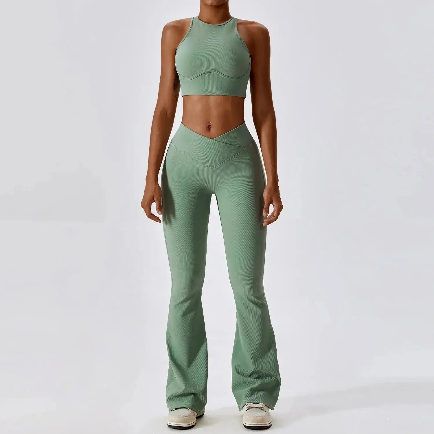 Costanza – Stretchy fabric – Sculpting workout set-15138003386752-Santi Vento Atelier