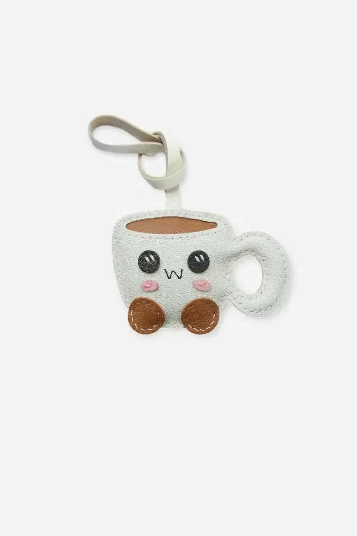 Cuppy the Coffee – Whimsical theme – Bag charm-15137985954176-Santi Vento Atelier