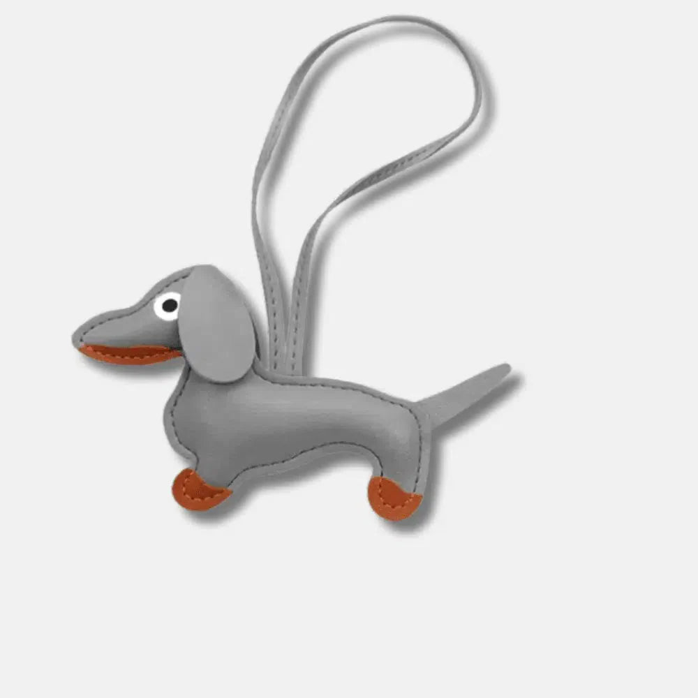 Dachshund – Playful dachshund design – Bag charm-15137985036672-Santi Vento Atelier