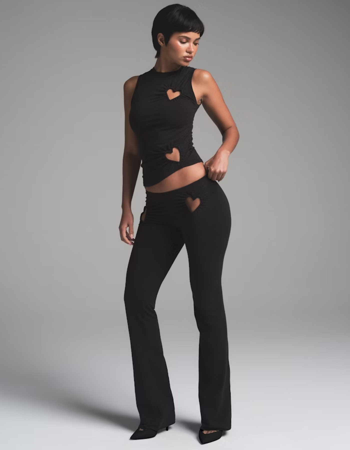 Dolcéline – Heart cutout – Two-piece set-15156745830784-Santi Vento Atelier