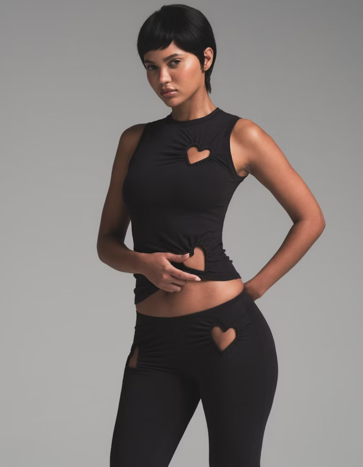 Dolcéline – Heart cutout – Two-piece set-15156745830784-Santi Vento Atelier