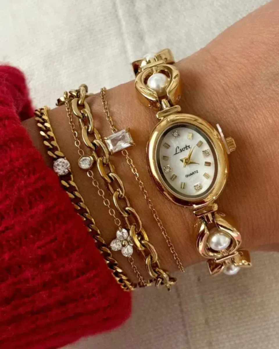 Dorina – Faux pearl details – Vintage watch-15137986609536-Santi Vento Atelier