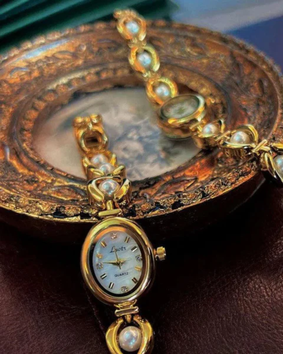 Dorina – Faux pearl details – Vintage watch-15137986609536-Santi Vento Atelier