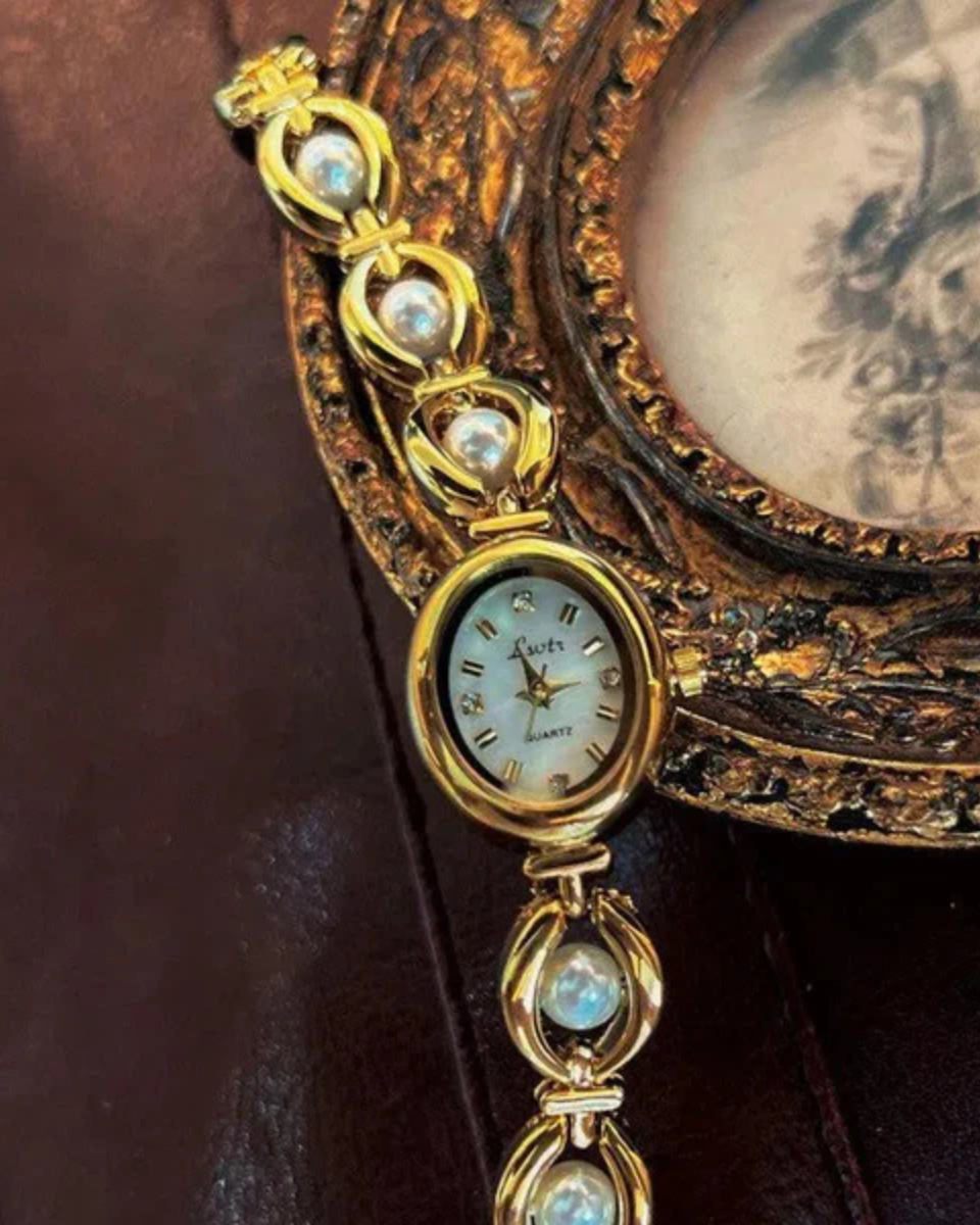 Dorina – Faux pearl details – Vintage watch-15137986609536-Santi Vento Atelier